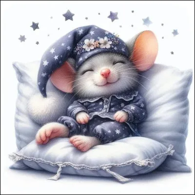 Qui est-ce dans son joli pyjama ?