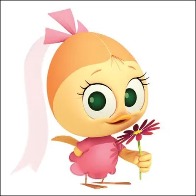 Quelle oiselle timide est la copine de Calimero ?