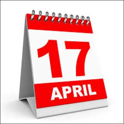 Quelle est la fête du 17 avril ?