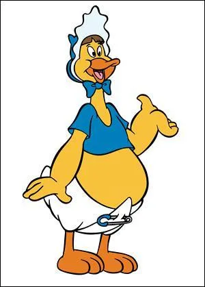 (Baby Huey) En franais, comment s'appelle ce poussin gigantesque, glouton et maladroit ?