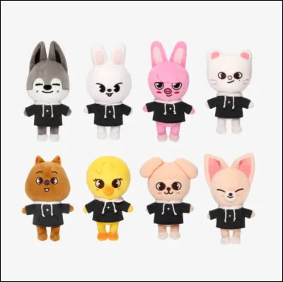 Comment se nomment leurs peluches représentatives ?