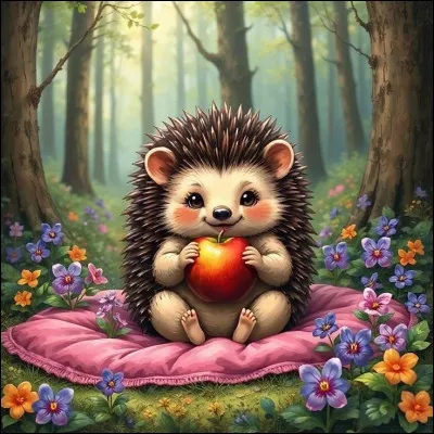 Quel fruit tient-il entre ses pattes ?