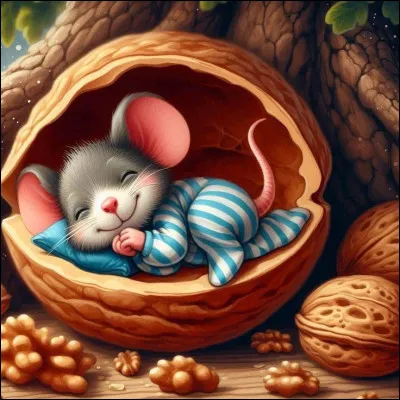 Dans quoi dort la souris ?