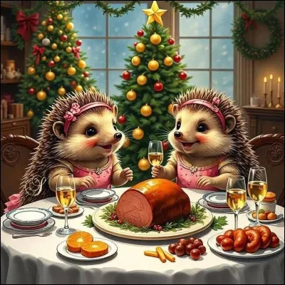 Que voit-on dans la main du hérisson ?