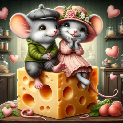La souris a choisi de tomber amoureuse d'un rat ! Qui sont-ils ?