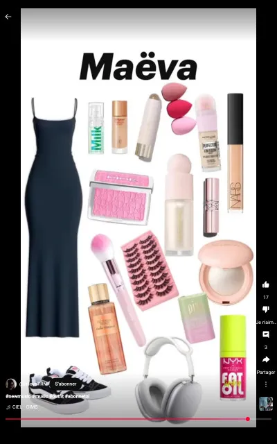 Ta grande sur oublie son kit de maquillage sur l'étagère de la salle de bains, que fais-tu ?