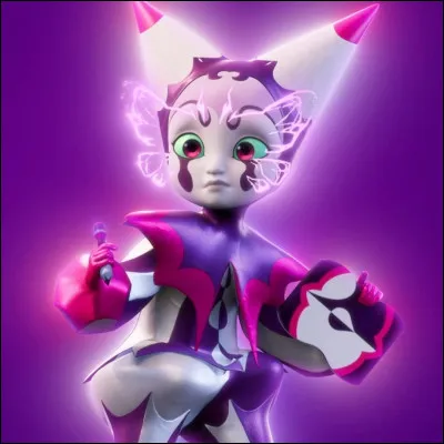 Laquelle de ces couleurs napparaît pas sur la tenue de la super-vilaine ?