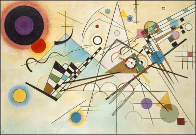 Quel peintre représentant de l'art abstrait est l'auteur de la toile "Composition VIII" en 1923 ?