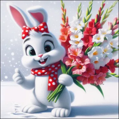 Qu'a trouvé le lapin ?