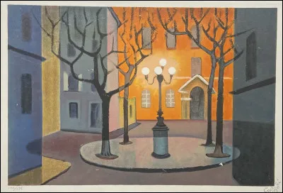 Où Louis Toffoli a-t-il peint la place de Furstemberg ?