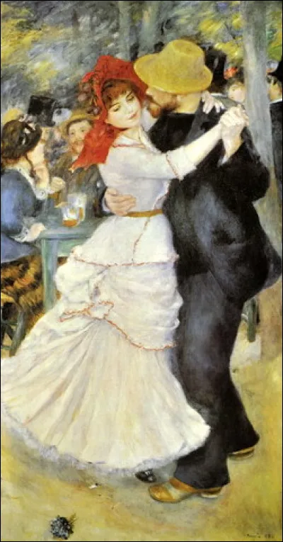 Auguste Renoir a immortalisé cette danse dans une ville des Yvelines :