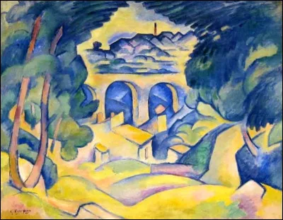 Georges Braque a peint "Le Viaduc à l'Estaque" !