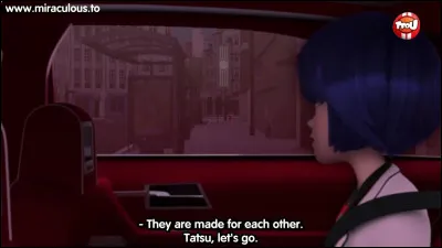 Quelle est la couleur de la voiture de la marque Tsurugi, présentée par Vincent Asa, sponsorisé par le conglomérat ?