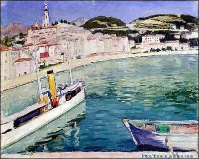 Albert Marquet nous fait découvrir le port d'une ville dont la fête d'un agrume est célèbre !