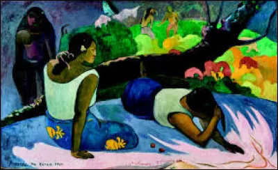 Paul Gauguin, peintre Nabi ayant beaucoup représenté la Bretagne, s'est exilé dans des îles du Pacifique (où il est mort à Atuona). Quelles sont ces îles représentées sur ce tableau ?