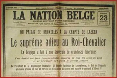 Quel monarque belge est décédé accidentellement le 17 février 1934 à Marche-les-Dames ?
