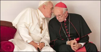 Le pape François et le pape Benoit XVI sont joués par Jonathan Pryce et Anthony Hopkins, tous deux nommés aux Oscars pour ce film intitulé...