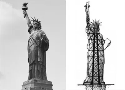 Quelle technique Viollet-le-Duc choisit-il pour réaliser la statue ?