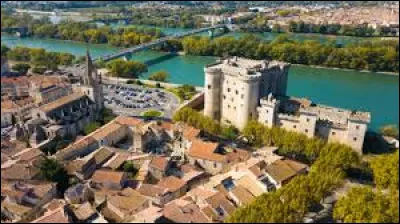 Quelle est cette ville de 15 500 habitants, située sur les bords du Rhône, face à la ville gardoise de Beaucaire ?