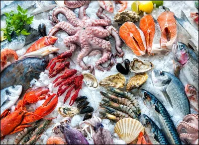 Lequel de ces aliments n'est pas considéré comme un fruit de mer ?