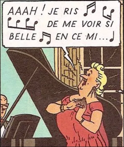 Quel est le seul et unique morceau qu'elle interprète durant les sept albums où elle apparaît ?