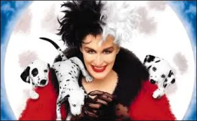 Dans le film "Les 101 Dalmatiens" réalisé par Stephen Herek, Cruella d'Enfer est incarnée par l'actrice Glenn Close.
