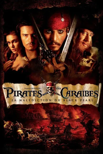 "Pirates des Caraïbes - La Malédiction du Black Pearl" est le titre d'un film joué par Brad Pitt.