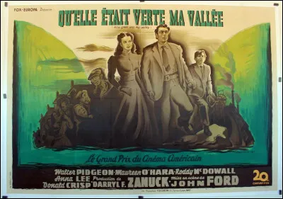"Qu'elle était verte ma vallée" est un long-métrage réalisé par John Ford.