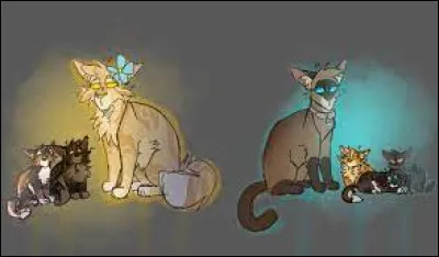 Dernière question ! Coche les matous de la famille de Bouton d'Or.