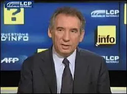 Quel est le parti de François Bayrou ?