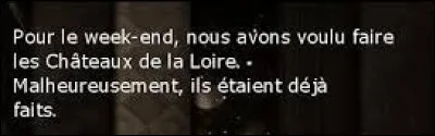 Et on clôt ce quiz par une petite citation. Quel humoriste et acteur a dit : ''Pour le week-end, nous avons voulu faire les châteaux de la Loire. Malheureusement, ils étaient déjà faits.'' ?
