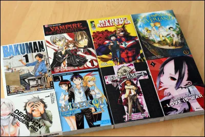 Les dessins des mangas sont en noir et blanc pour économiser de lencre.