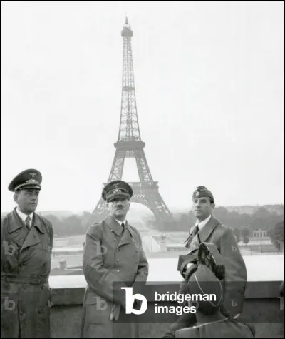 Quelle est la date à laquelle Adolf Hitler a visité Paris ?