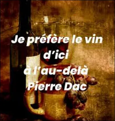 Comment vous le trouvez ? - Aigre !