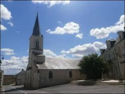 Voici l'église Saint-Vincent à Marigny-Marmande. Commune Tourangelle, elle se situe en région ...