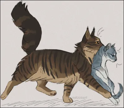 Quels sont les chats qui ont des liens de sang avec Griffe de Ronce, un personnage cette fois plus connu.