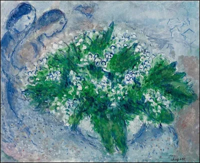 Quel peintre biélorusse naturalisé français est l'auteur de ce tableau intitulé ''Le Muguet'' ?