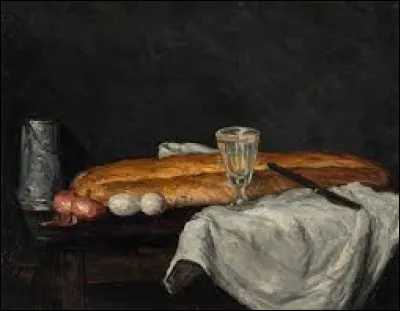 On débute ce quiz en cherchant un impressionniste. Quel peintre a réalisé, en 1865, cette toile intitulée ''Le pain et les ufs'' ?