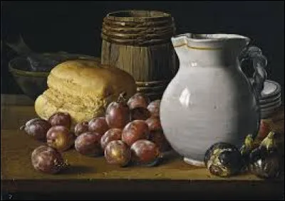 Toile peinte entre 1760 et 1770, ''Nature morte aux prunes, figues, pain et récipients'' est une uvre rococo. Quel artiste est l'auteur de ce tableau ?