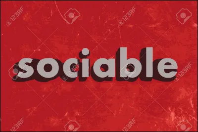 Es-tu sociable ?