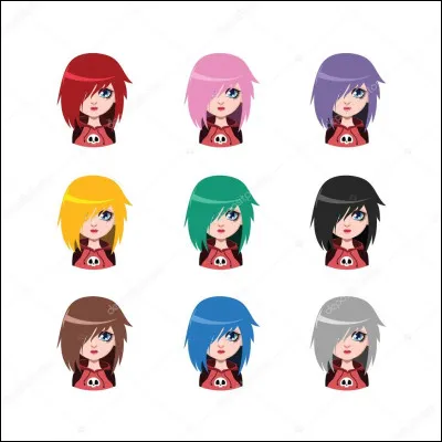 De quelle couleur aimerais-tu que tes cheveux soient ?