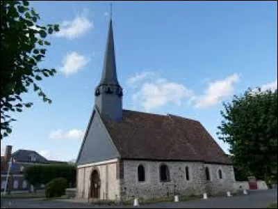 Voici l'église Saint-Denis, à Piseux. Village Eurois, il se trouve en région ...