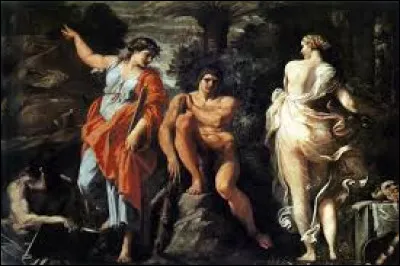 À quel peintre italien doit-on ce tableau intitulé "Le Choix d'Hercule" ?