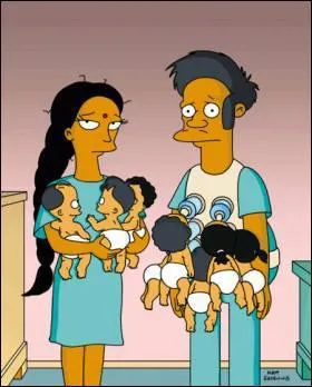 Quelle est la religion de la famille d'Apu Nahasapeemapetilon ?