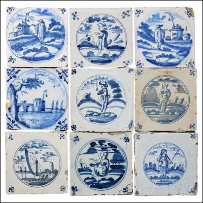 De quel pays les carreaux de Delft sont-ils une spécialité de faïence ?