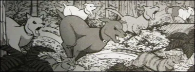 Prêt ? C'est parti ! Quelle était la phrase qu'ont dite les chiens sanguinaire avant d'attaquer ?