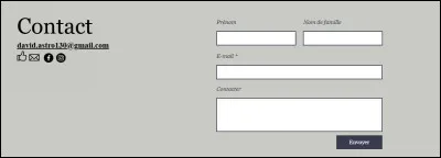 Sur le site, comment pouvez-vous me contacter ?