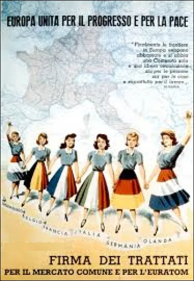En quelle année a été signé le Traité de Rome, fondant la Communauté économique européenne (CEE), ancêtre de l'UE ?