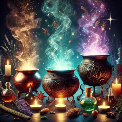D'après les légendes, qui se sert principalement d'un chaudron pour confectionner des potions magiques ?