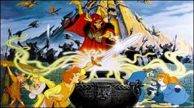 Dans le film d'animation Disney, quel jeune garçon est associé au "chaudron magique" ?